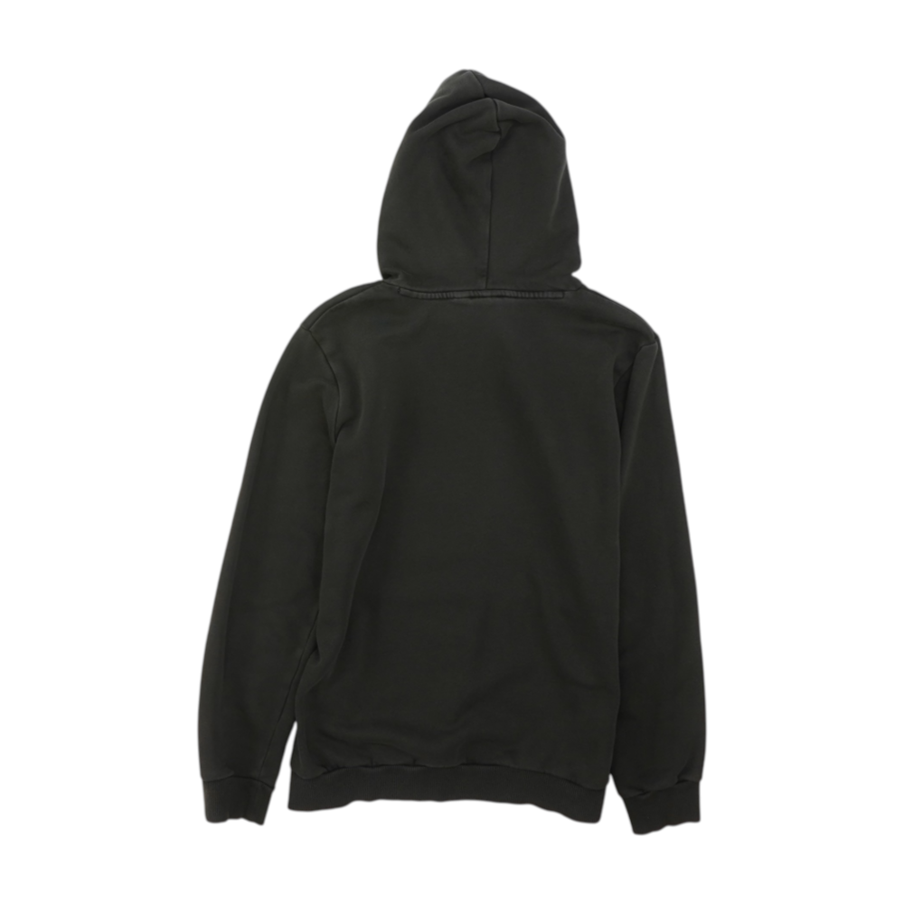 Black Solid Hoodie Pullover