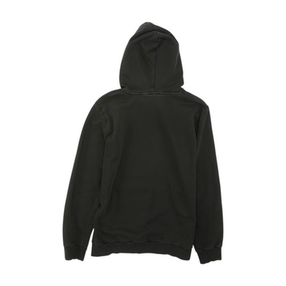 Black Solid Hoodie Pullover