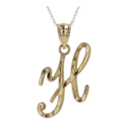 10K Yellow Gold Pendant Necklace