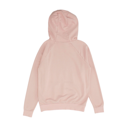 Pink Solid Hoodie Pullover
