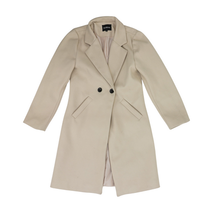 Beige Solid Coat