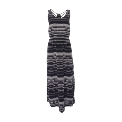 Black Petite Striped Maxi Dress