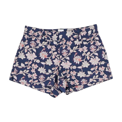 Navy Floral Chino Shorts