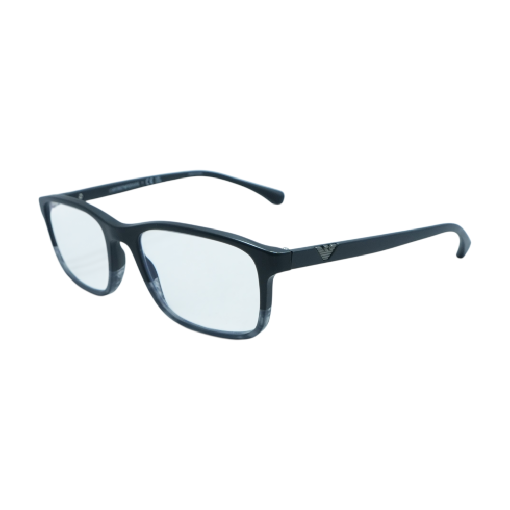 Black EA 3098 Square Prescription Eyewear