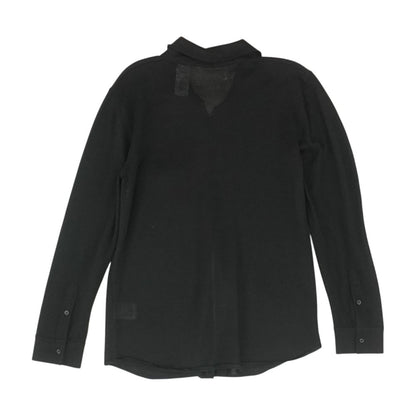 Black Solid Cardigan Sweater