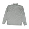 Gray Solid 1/4 Zip Pullover