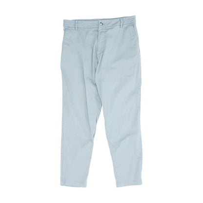 Gray Solid Chino Pants