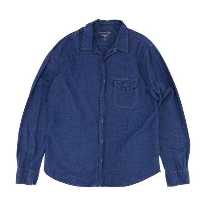 Navy Long Sleeve Button Down