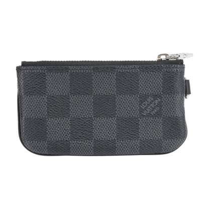 Damier Graphite Clip on Coin Pouch