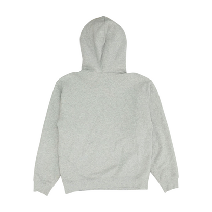 Gray Solid Hoodie Pullover