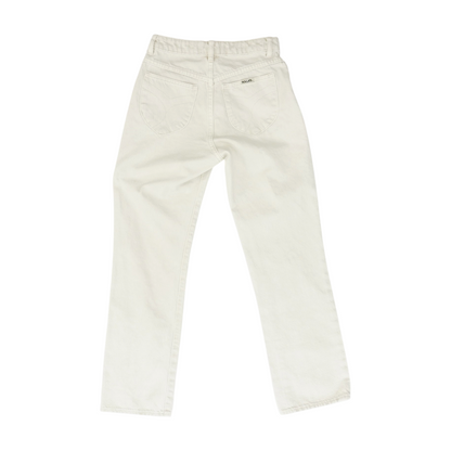 Beige Straight Jeans