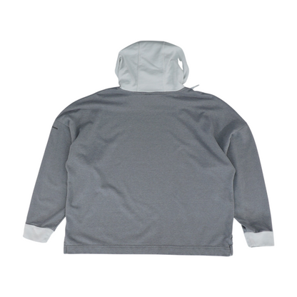 Gray Plus Solid Hoodie Pullover