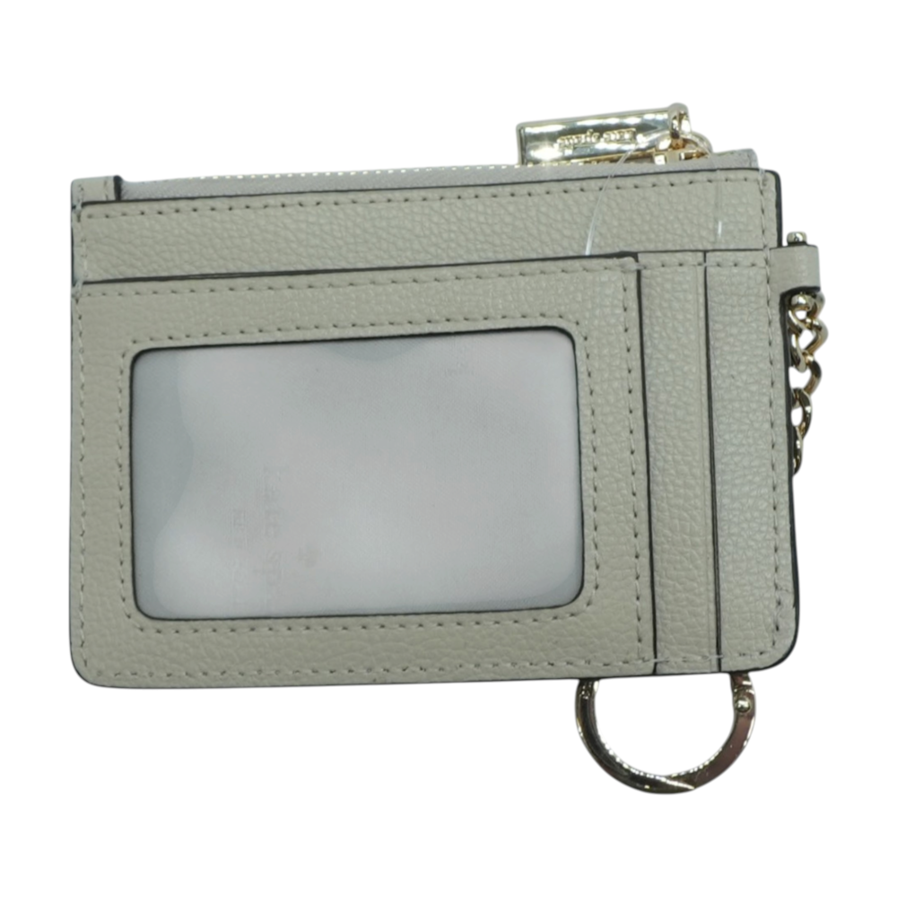 Beige Card Case Wallet
