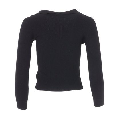 Black Cardigan Sweater