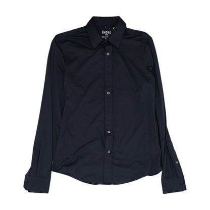 Charcoal Solid Long Sleeve Button Down