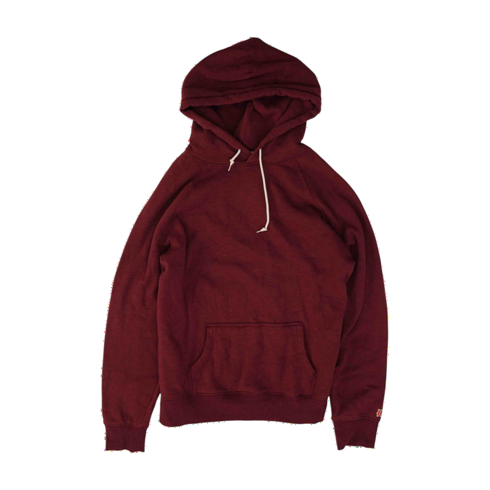 Red Solid Hoodie Pullover