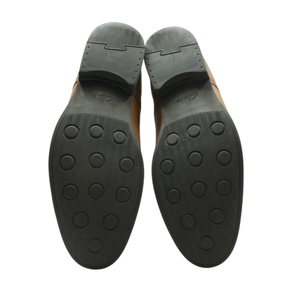 Tan Slip-On Dress Shoes