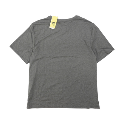 Gray Solid Active T-Shirt