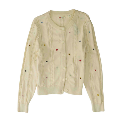 Beige Cardigan Sweater