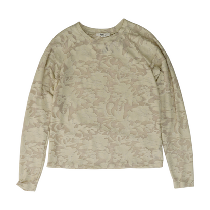 Cream Floral Blouse