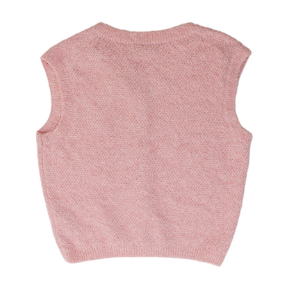 Pink Vest Sweater