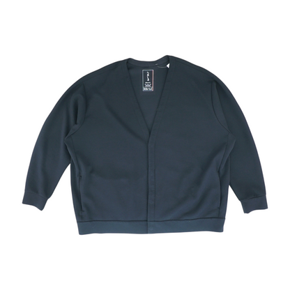 Black Solid Cardigan Sweater