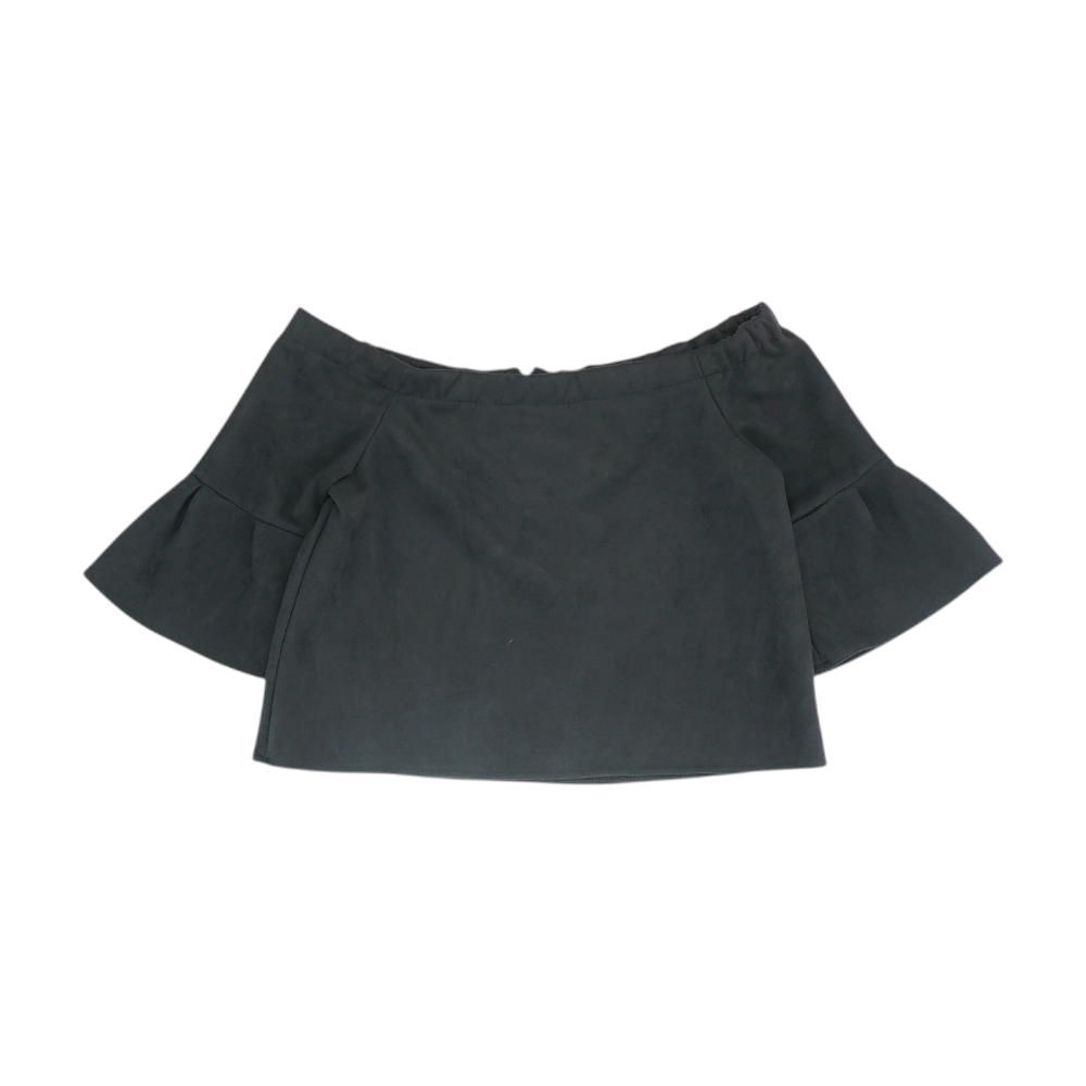 Black Cropped Blouse