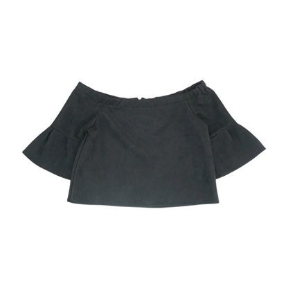 Black Cropped Blouse