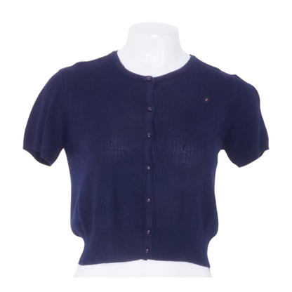 Navy Cardigan Sweater