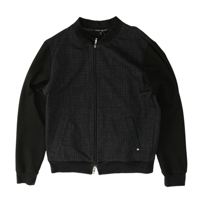 Black Color Block Jacket