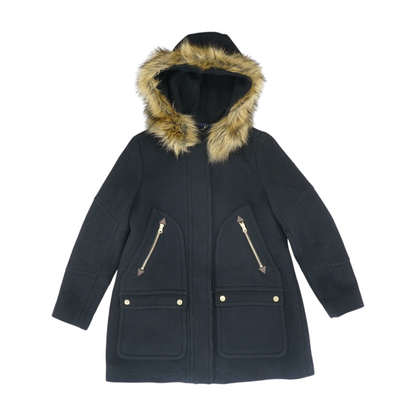 Black Petite Solid Coat