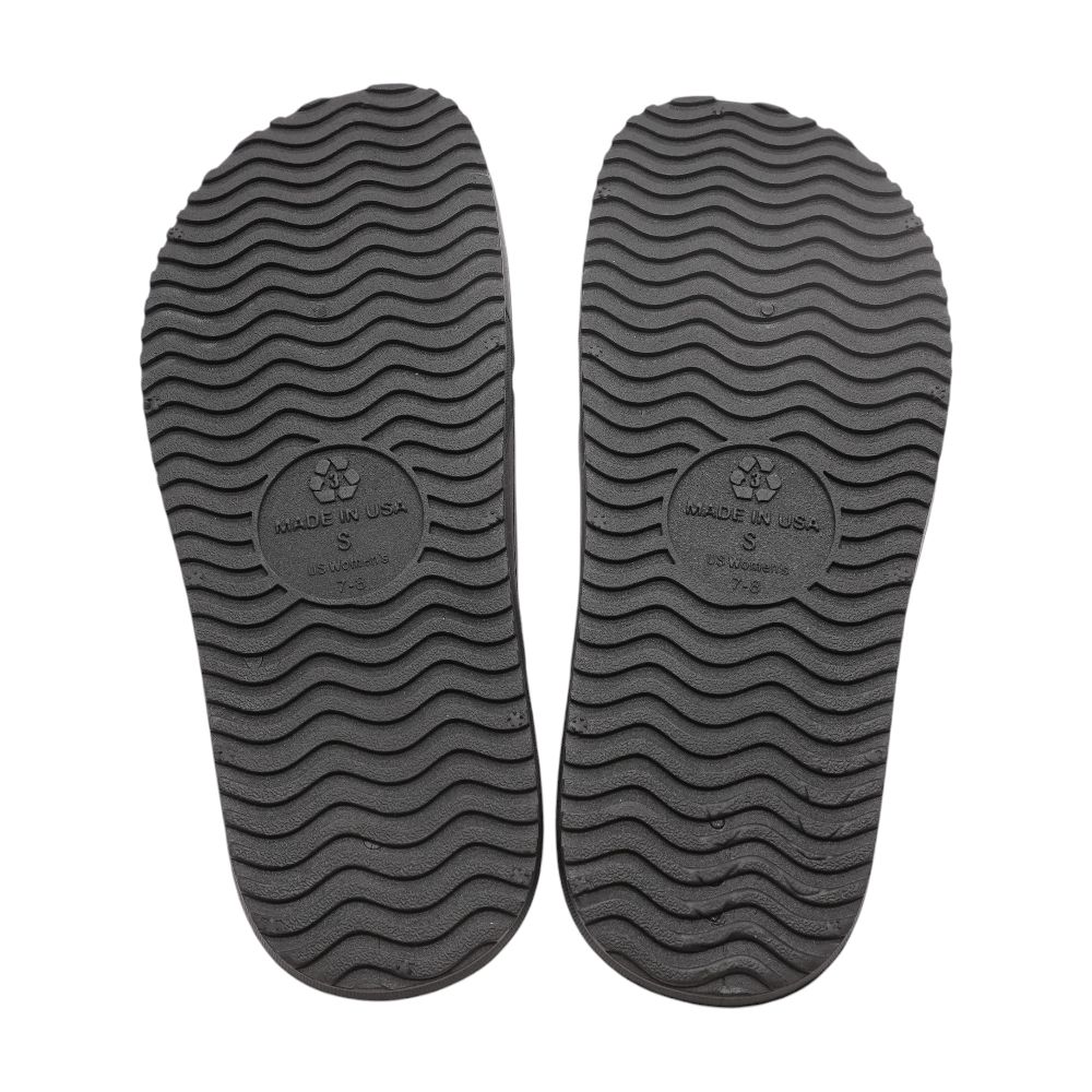 Black Casual Slide Sandals