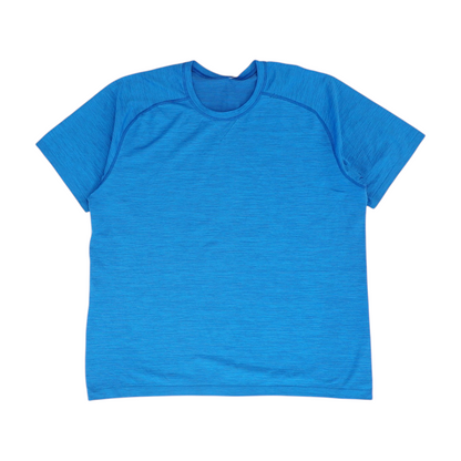 Blue Solid Active T-Shirt
