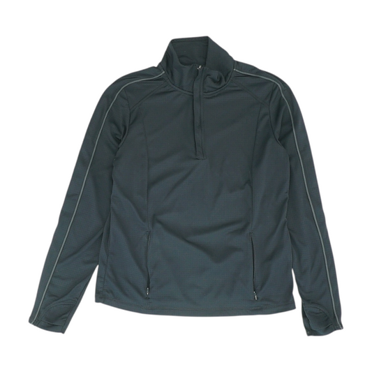 Black Solid 1/4 Zip Pullover