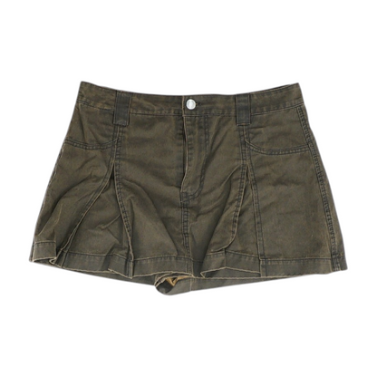 Brown Mini Skort