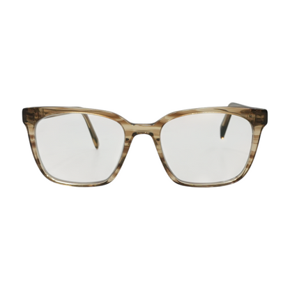 Brown Hughes M Square Prescription Eyewear