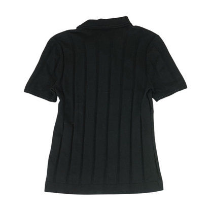 Black Solid Pullover Sweater