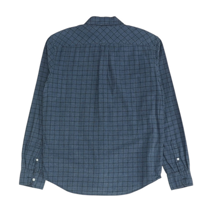 Blue Check Long Sleeve Button Down