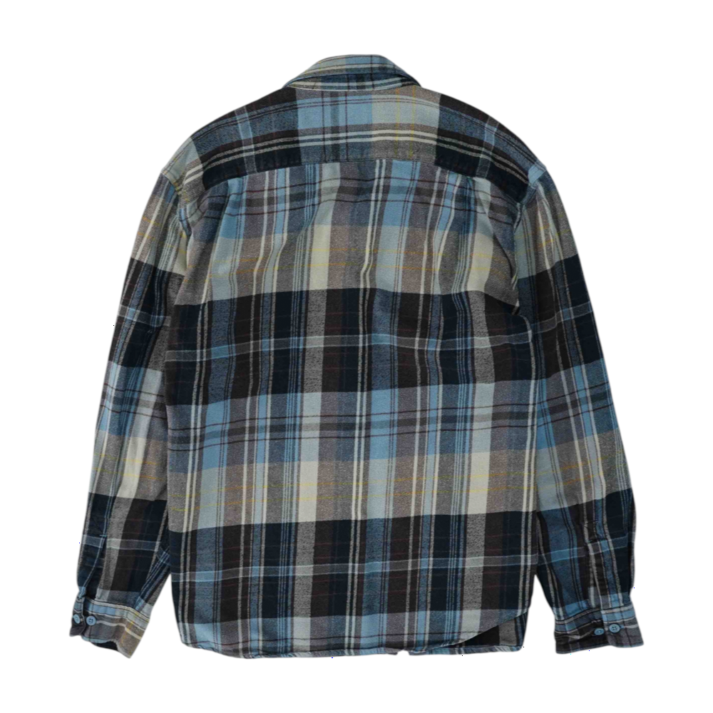 Multi Plaid Flannel Button Down