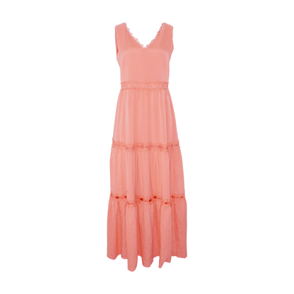 Coral Maxi Dress