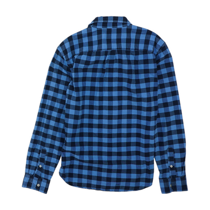 Blue Check Long Sleeve Button Down