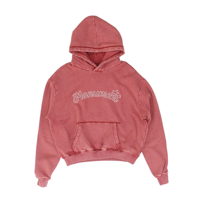 Red Solid Hoodie Pullover