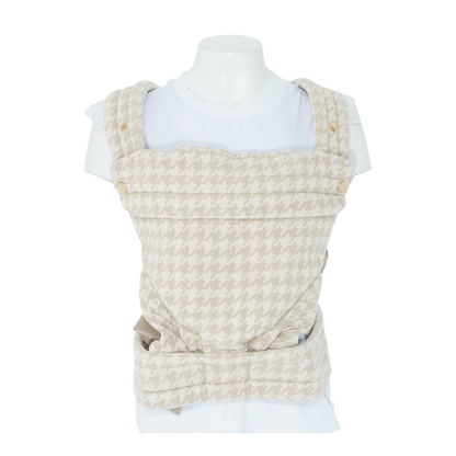 Beige Houndstooth Infant Carrier