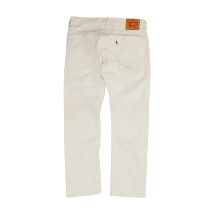 513 White Slim Jeans