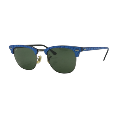 Blue Clubmaster Browline Sunglasses