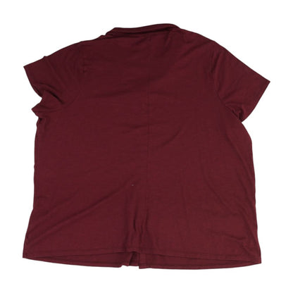 Burgundy Plus Button Down