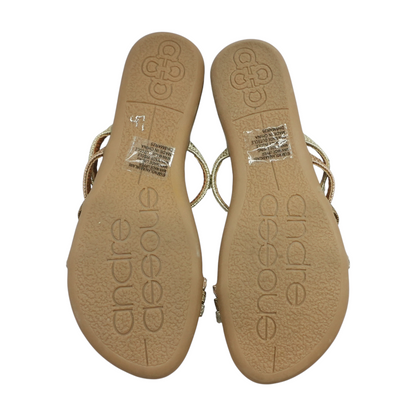 Gold Sandals