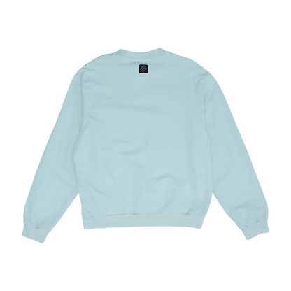 Ivory Embroidered Signature Crewneck