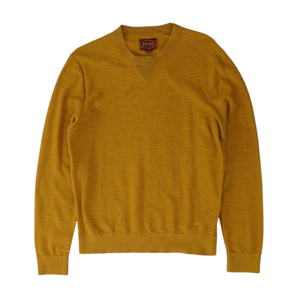 Mustard Solid Pullover Sweater