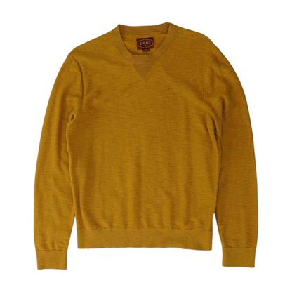 Mustard Solid Pullover Sweater
